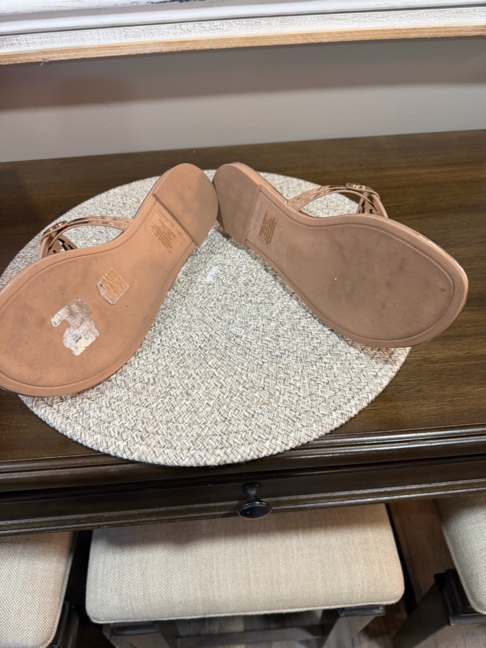 Tory Burch Pink and Red Patterned Shoe Box - Picture 4 of 4